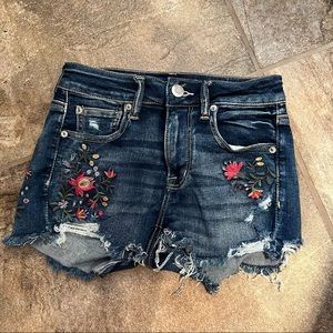 Embroidered AE shorts